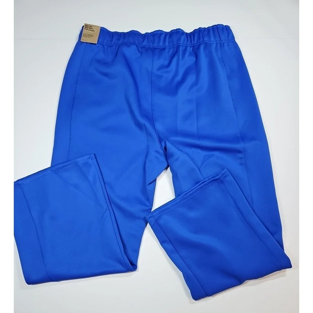 Nike Sportswear Womens Blue Windrunner‎ Straight Leg Knit Pants Size 1X NWT